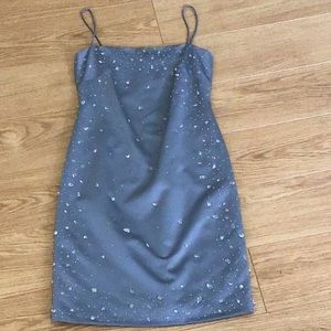 Laundry Shelli Segal cocktail rocks crystal dress New Years Eve